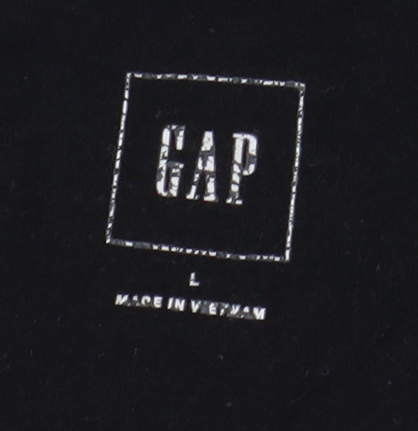 GAP Women's Black Sleeveless Bodysuit Large