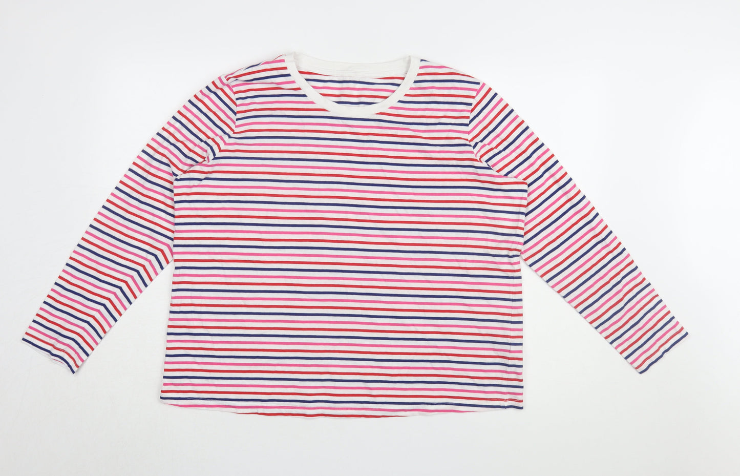 Womens UK Size 18 Marks and Spencer Multicoloured Basic T-Shirt