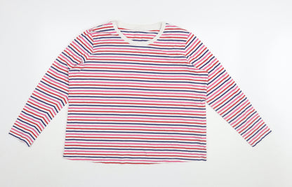 Womens UK Size 18 Marks and Spencer Multicoloured Basic T-Shirt