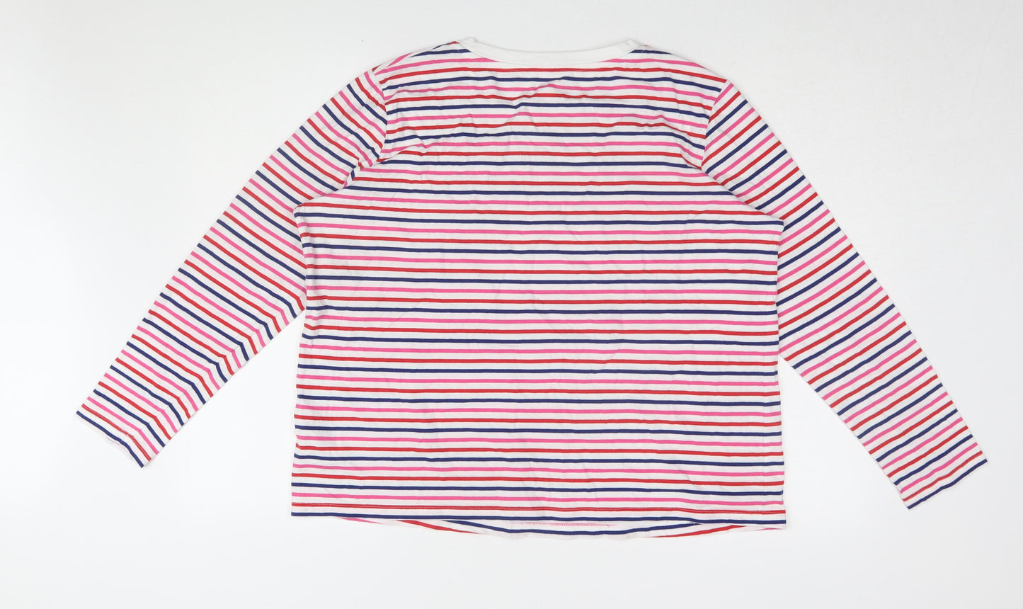 Womens UK Size 18 Marks and Spencer Multicoloured Basic T-Shirt