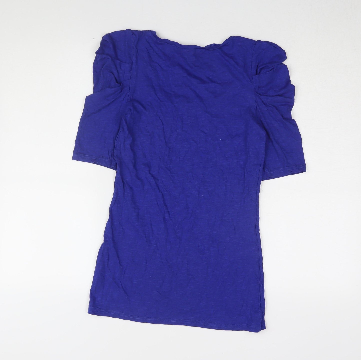 Womens UK Size 8 Dorothy Perkins Blue Basic T-Shirt