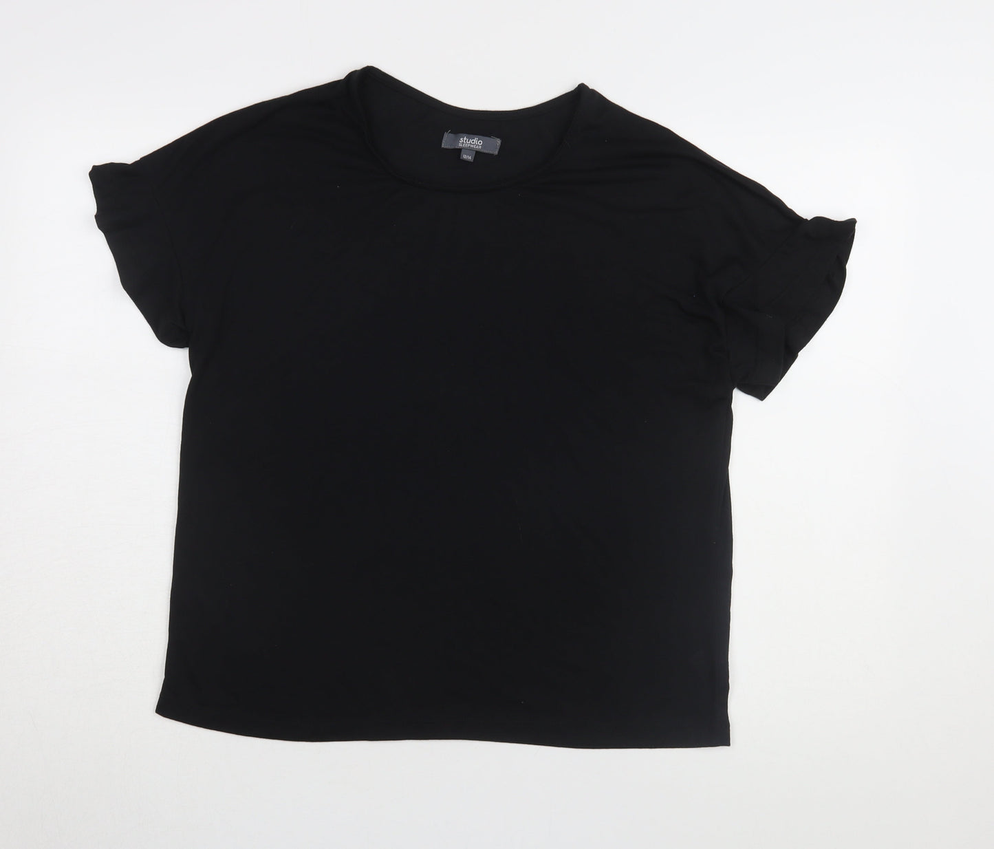 Studio Sleepwear Women's Black Nightshirt Size 12-14
