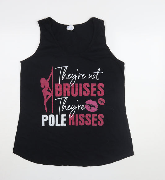 Port & Company Unisex Black Graphic T-Shirt XL