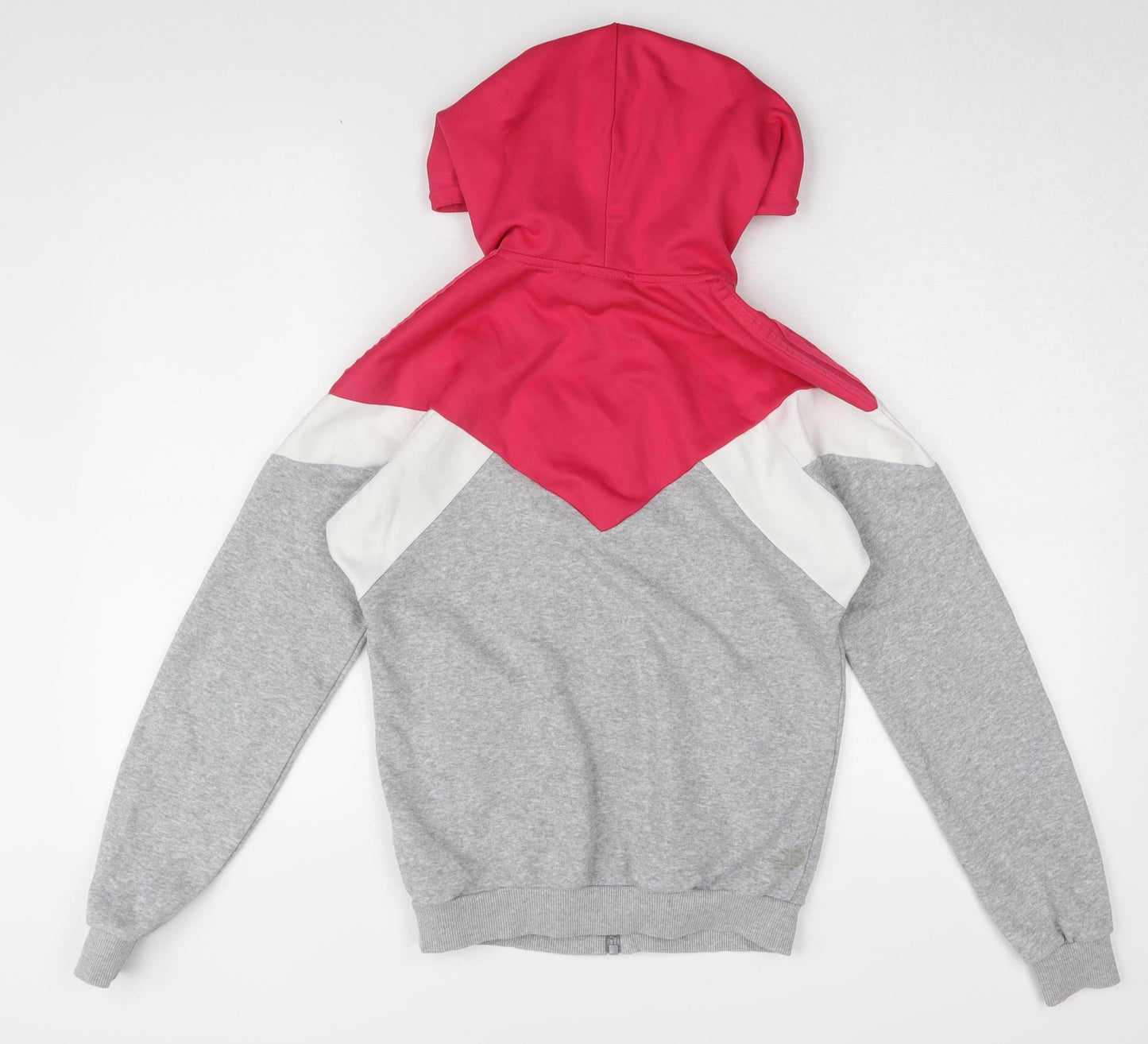 Adidas Women's Grey Colourblock Basic Jacket UK 8