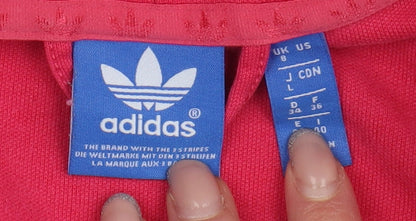 Adidas Women's Grey Colourblock Basic Jacket UK 8