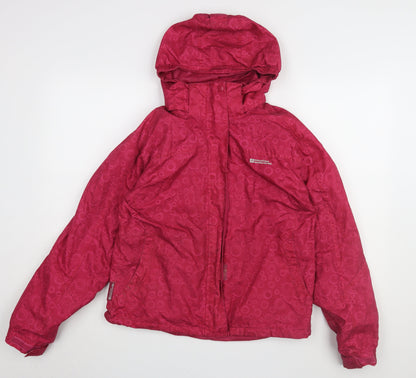 Mountain Warehouse Girls Red 3-in-1 Hooded Jacket 13Y