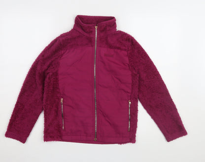 Regatta Girls Purple Puffer Jacket, 11 Years, Polyester, Zip