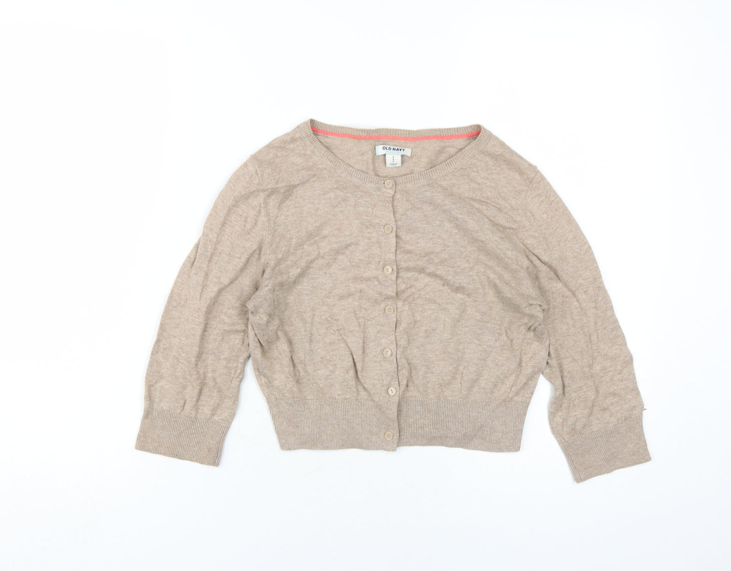 Womens UK Size S Old Navy Beige Cardigan Jumper