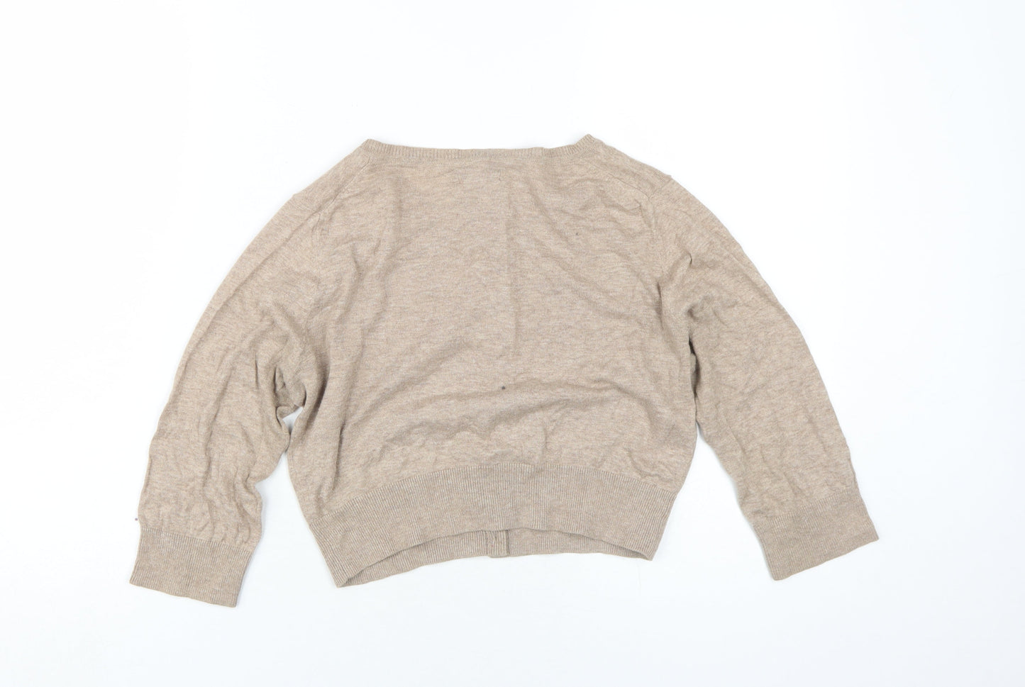 Womens UK Size S Old Navy Beige Cardigan Jumper