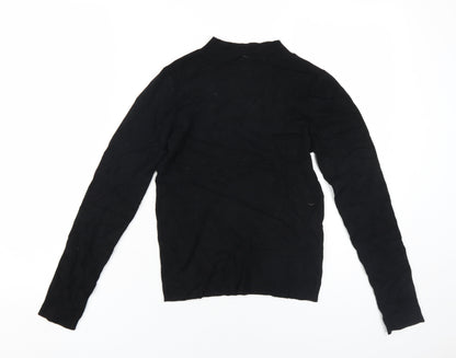Womens UK Size S Oasis Black Pullover Jumper