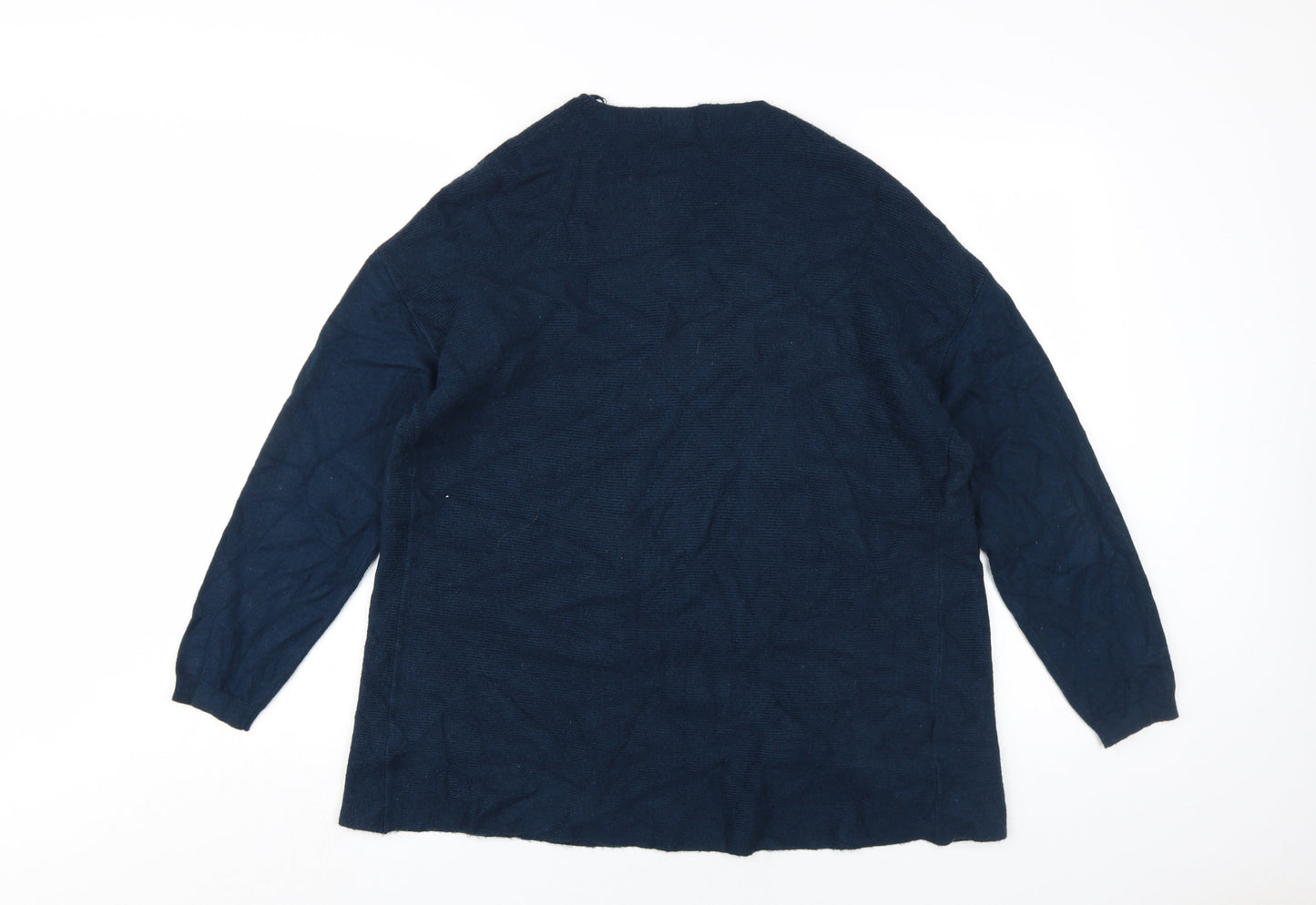 Womens UK Size M Monsoon Blue Cardigan Jumper