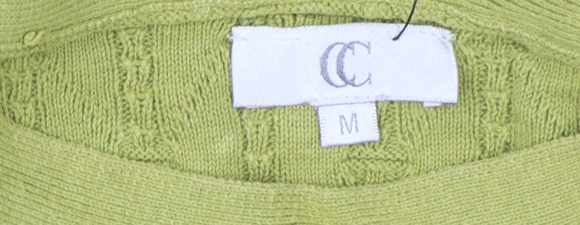 Womens UK Size M CC Green Pullover Jumper