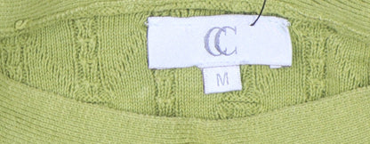 Womens UK Size M CC Green Pullover Jumper