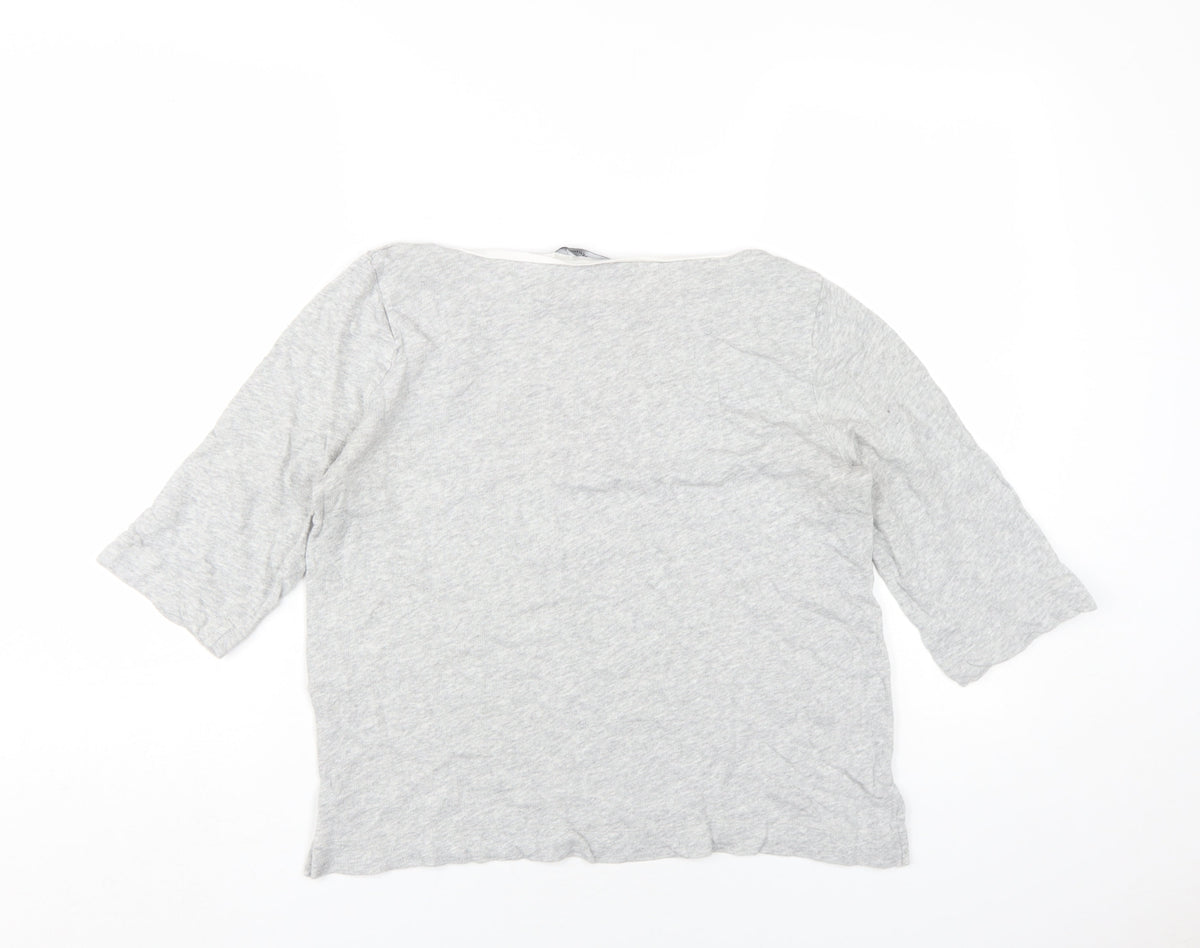 Womens UK Size S French Connection Grey Pullover Jumper