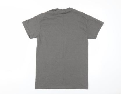 Mens UK Size S Gildan Grey  T-Shirt