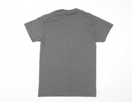 Mens UK Size S Gildan Grey  T-Shirt