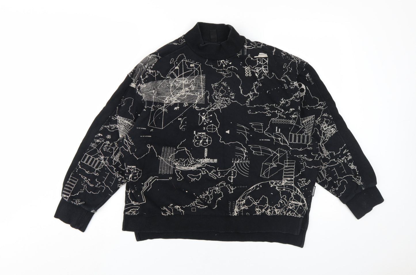 Brooklyn's Own Black Graphic Sweatshirt, Unisex Small
