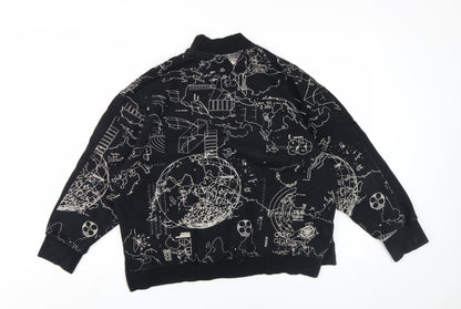Brooklyn's Own Black Graphic Sweatshirt, Unisex Small