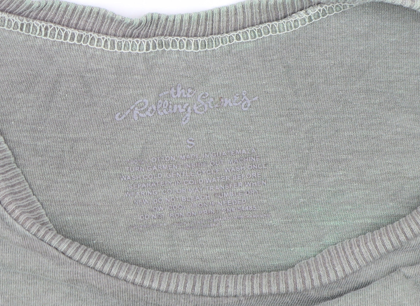 Rolling Stones Unisex Green Music T-Shirt Size S