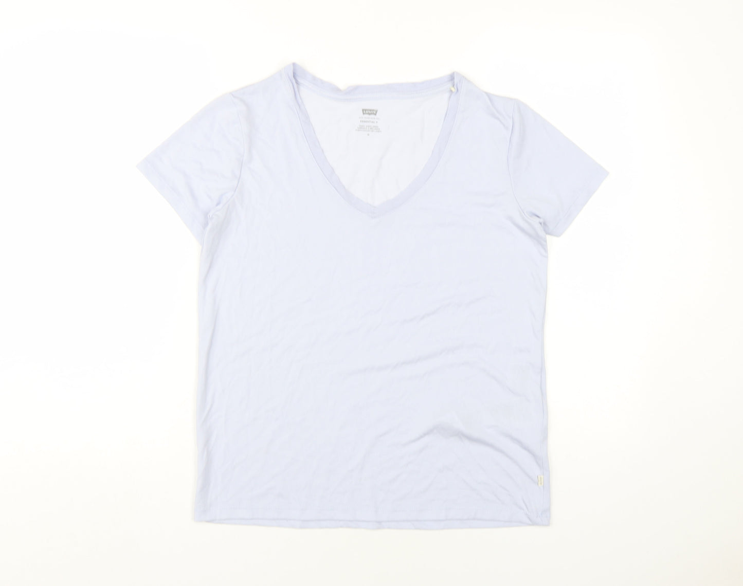 Womens UK Size M Levi's White Basic T-Shirt