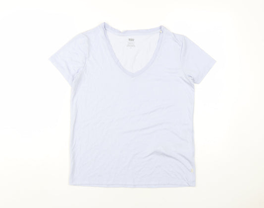 Womens UK Size M Levi's White Basic T-Shirt