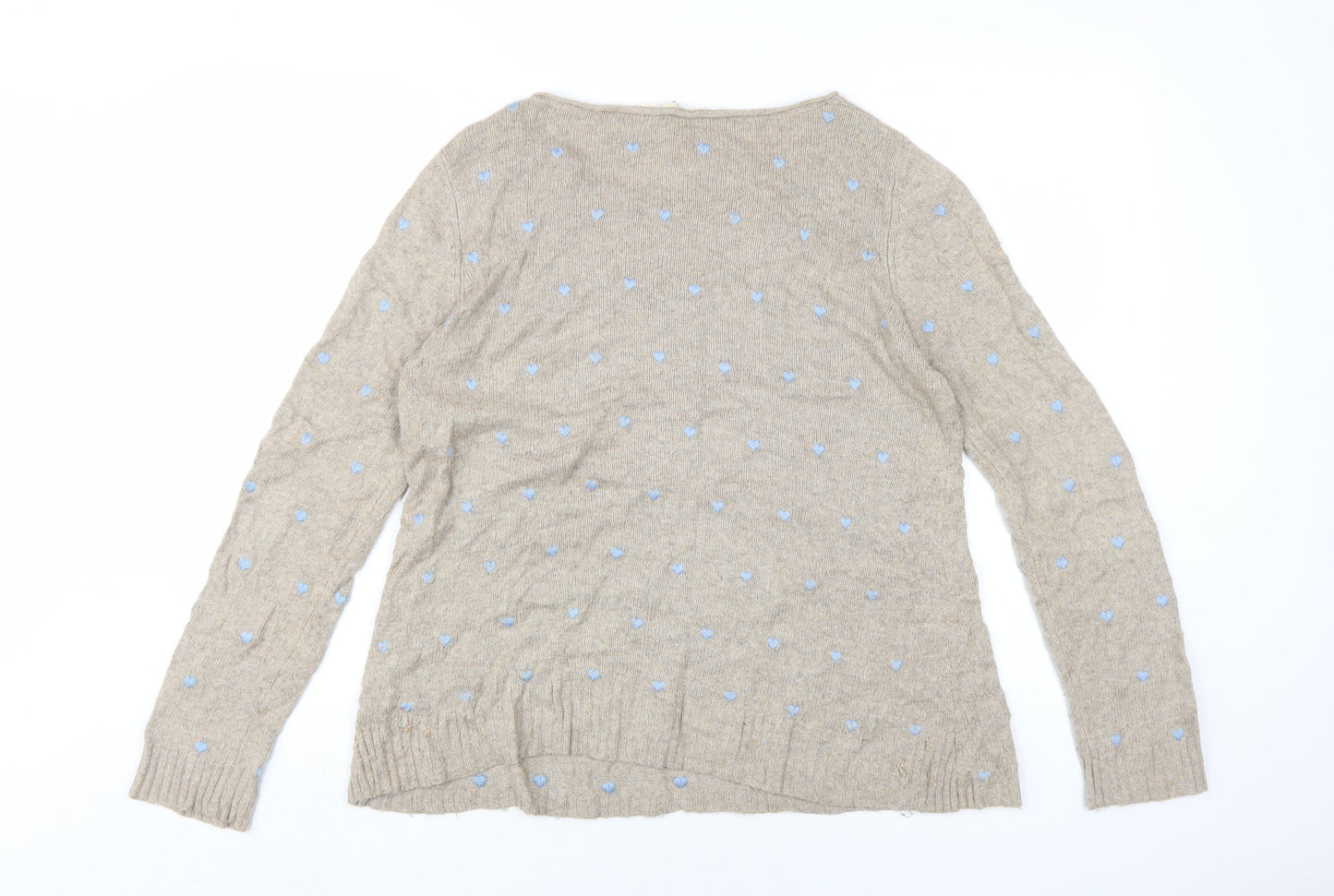 Womens UK Size 12 White Stuff Beige Pullover Jumper
