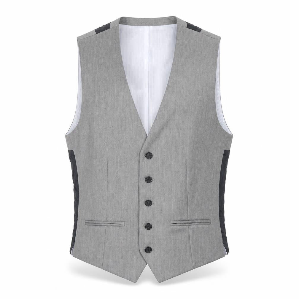 Mens UK Size 36 Topman Regular Grey Suit Waistcoat