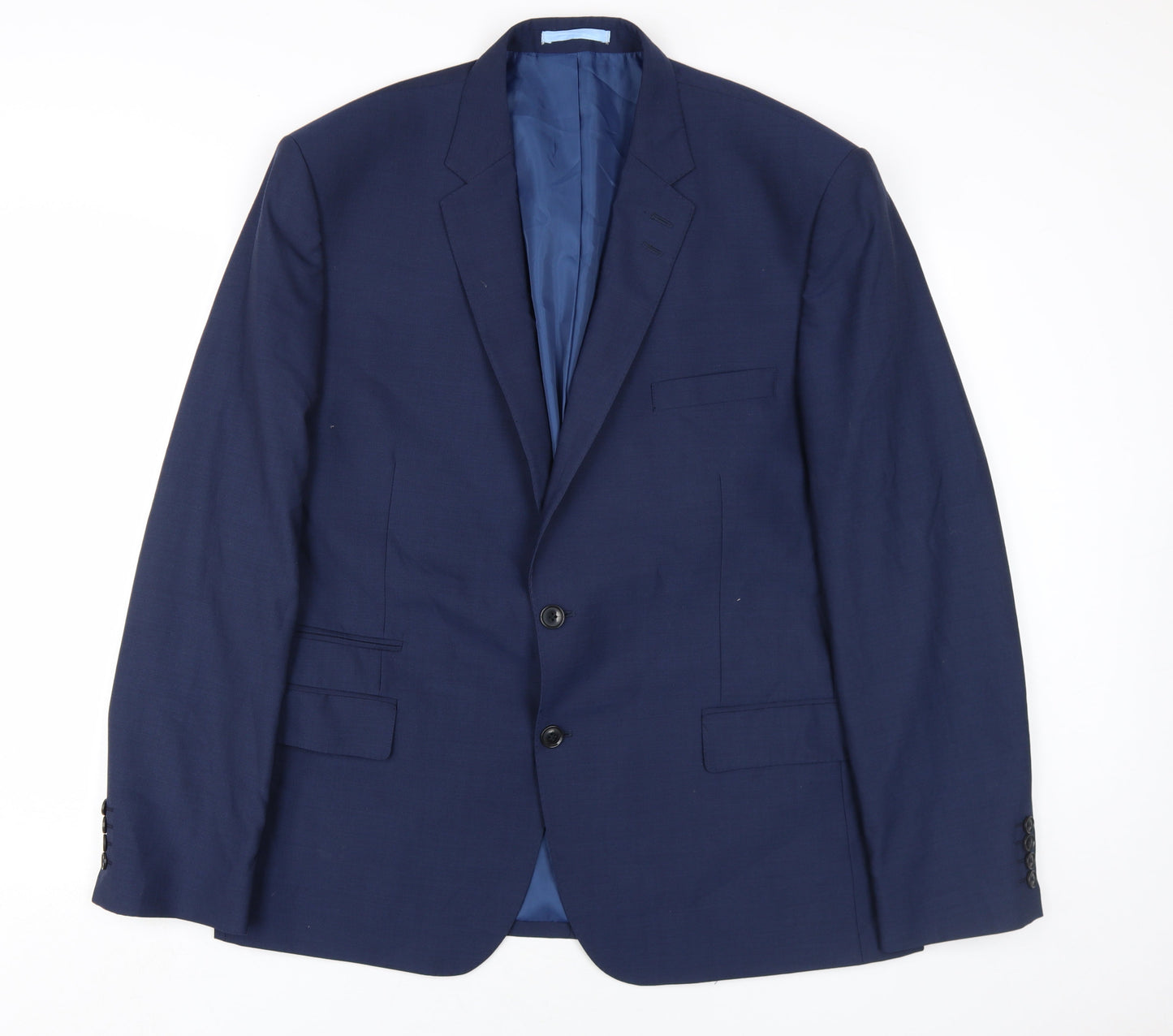 Mens UK Size 38 Marks and Spencer Regular Blue Suit Jacket