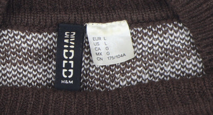 Womens UK Size L H&M Brown Pullover Jumper