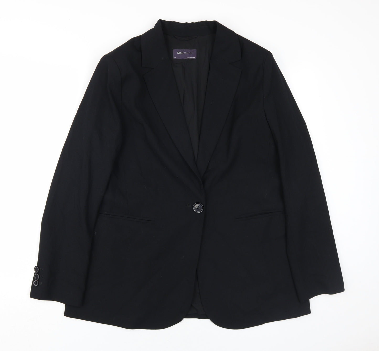 Marks & Spencer Women's Black Suit Jacket Size 14