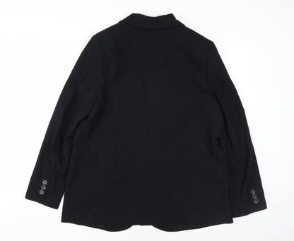 Marks & Spencer Women's Black Suit Jacket Size 14