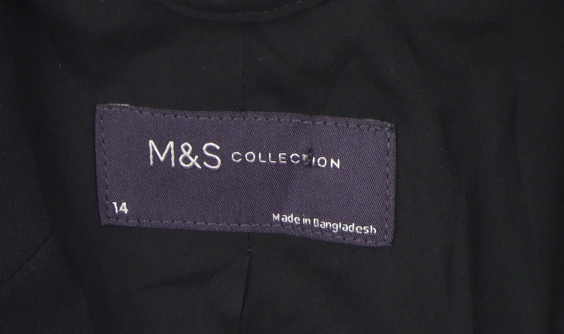 Marks & Spencer Women's Black Suit Jacket Size 14