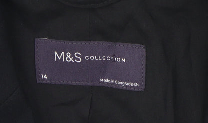 Marks & Spencer Women's Black Suit Jacket Size 14