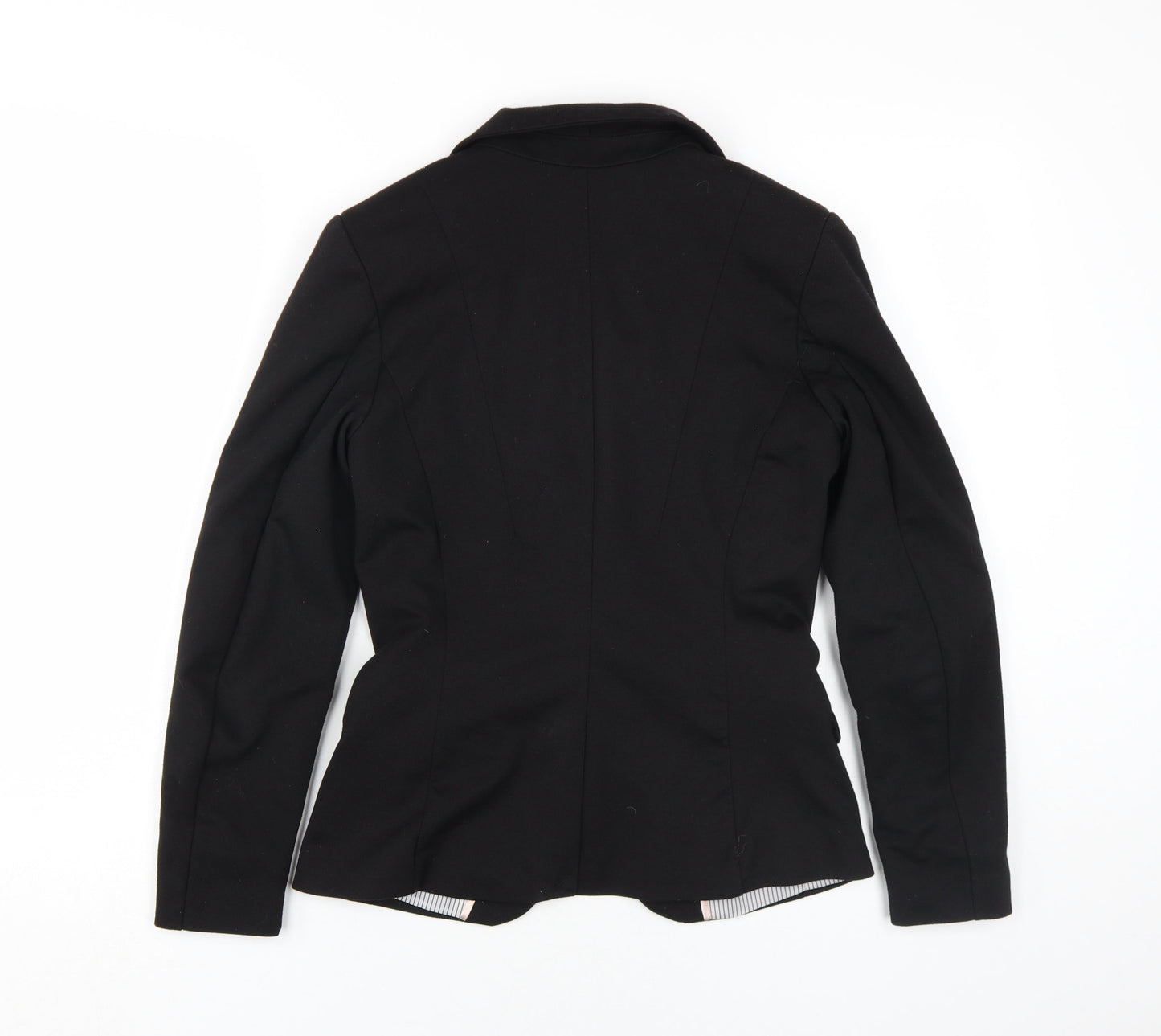 H&M Women's Black Slim Fit Suit Jacket, Size 6