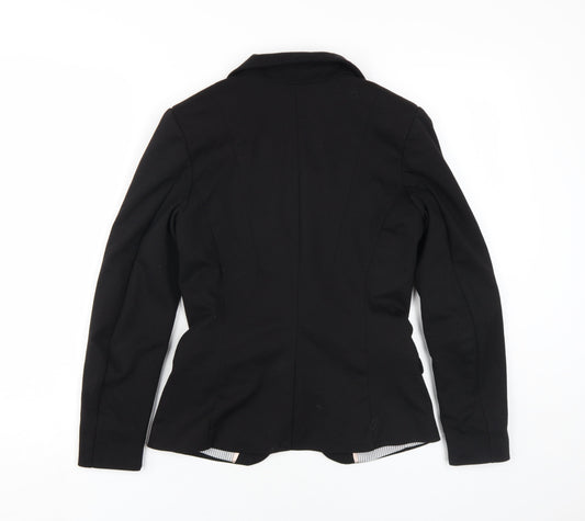 H&M Women's Black Slim Fit Suit Jacket, Size 6