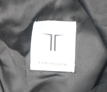 Mens UK Size 38 Tom English Regular Black Suit Jacket