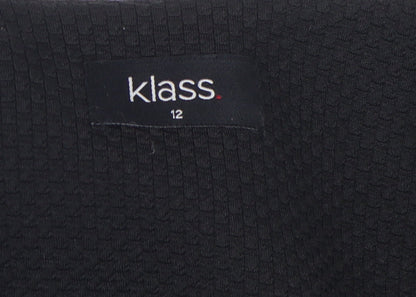 Womens UK Size 12 Klass Black Basic Jacket
