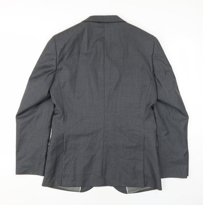 Mens UK Size 40 French Connection Regular Grey Suit Jacket