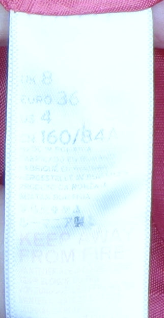 Topshop Women's Pink Double-Breasted Suit Jacket