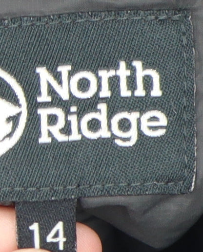 Womens UK Size 14 North Ridge Black Basic Jacket