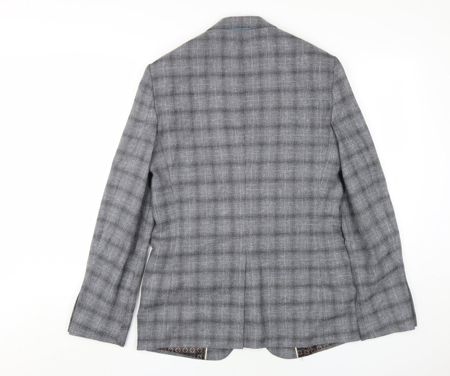 Mens UK Size 36 Burton Regular Grey Suit Jacket