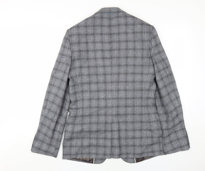 Mens UK Size 36 Burton Regular Grey Suit Jacket