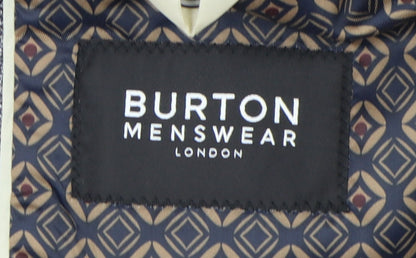 Mens UK Size 36 Burton Regular Grey Suit Jacket