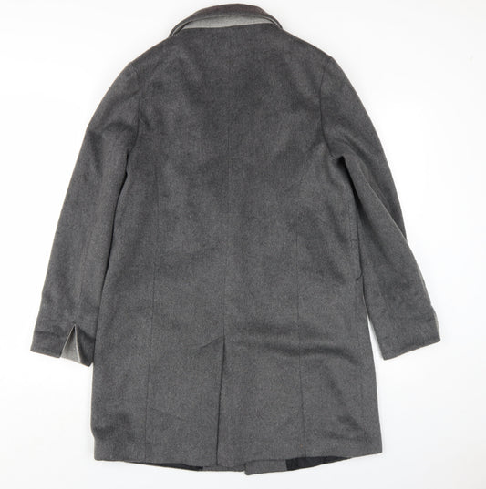 Womens UK Size 12 Dorothy Perkins Grey Overcoat