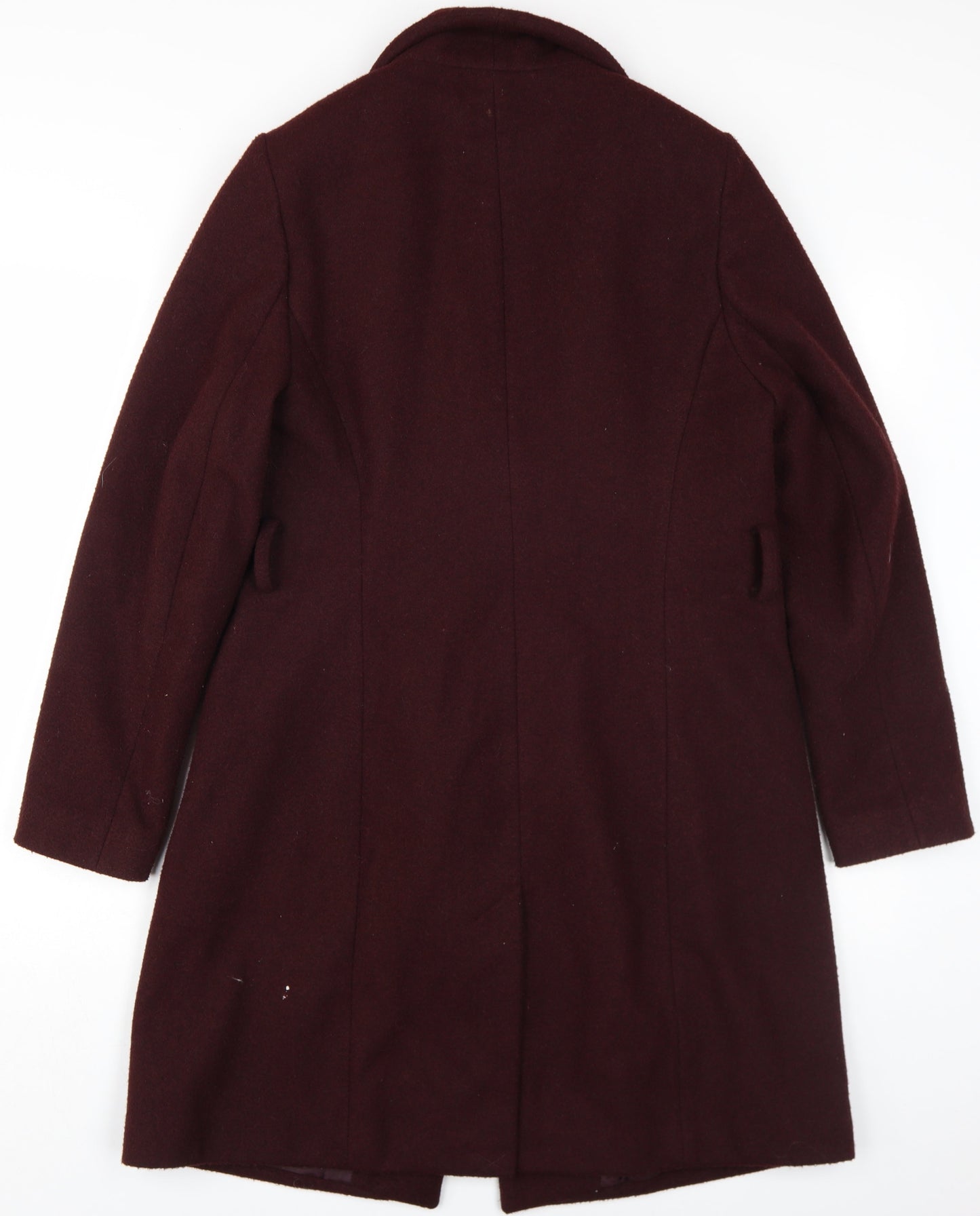 Womens UK Size 10 New Look Brown Overcoat