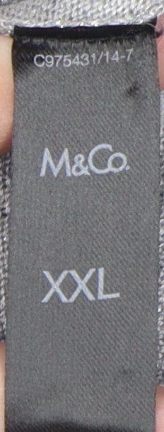 Womens UK Size 2XL M&Co Grey Cardigan Cardigan