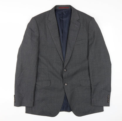 Mens UK Size 42 Marks and Spencer Regular Grey Suit Jacket