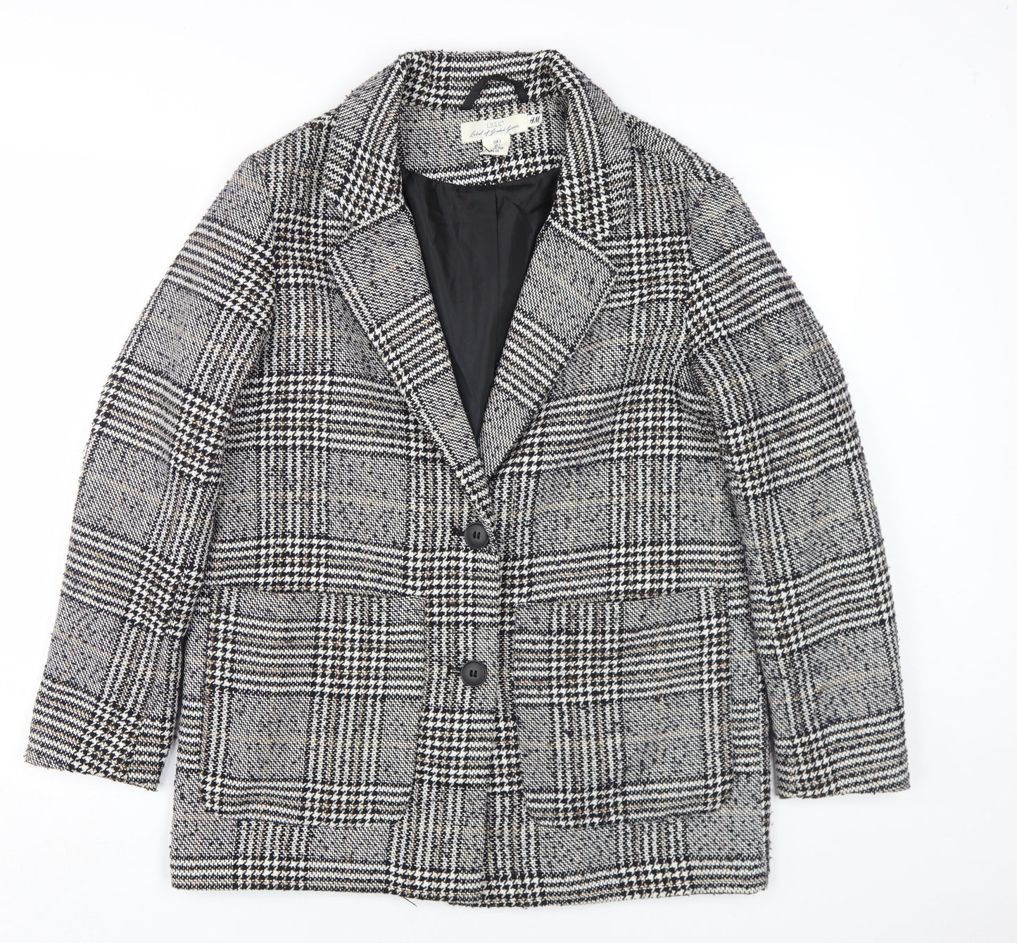 Womens UK Size S H&M Multicoloured Basic Jacket