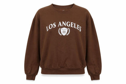 Womens UK Size S Hollister Brown Pullover Sweatshirt