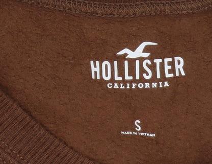 Hollister Women's Brown Pullover Sweatshirt S